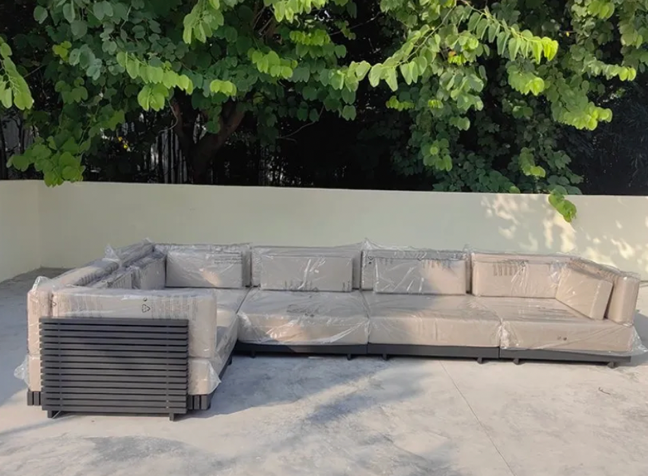 5-Piece Rattan Patio Sofa Set