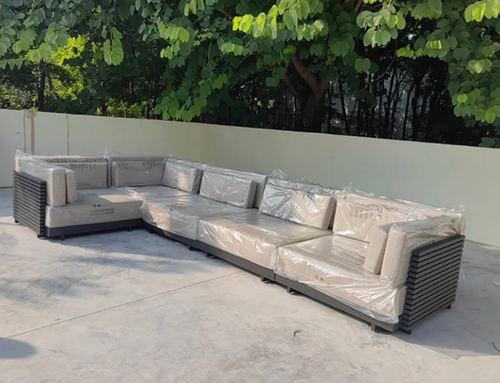 5-Piece Rattan Patio Sofa Set