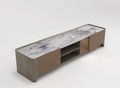 Solid Wood Minimalist Media Console