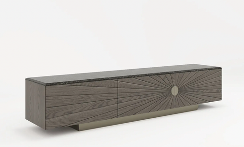 Chic Minimalist Wood TV Stand