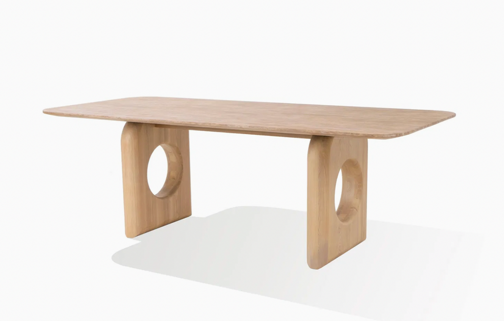 Modern Rectangular Marble Top Dining Table